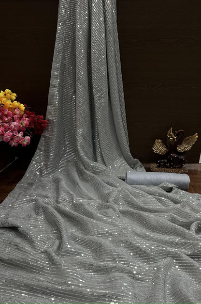 Sequins Saree
