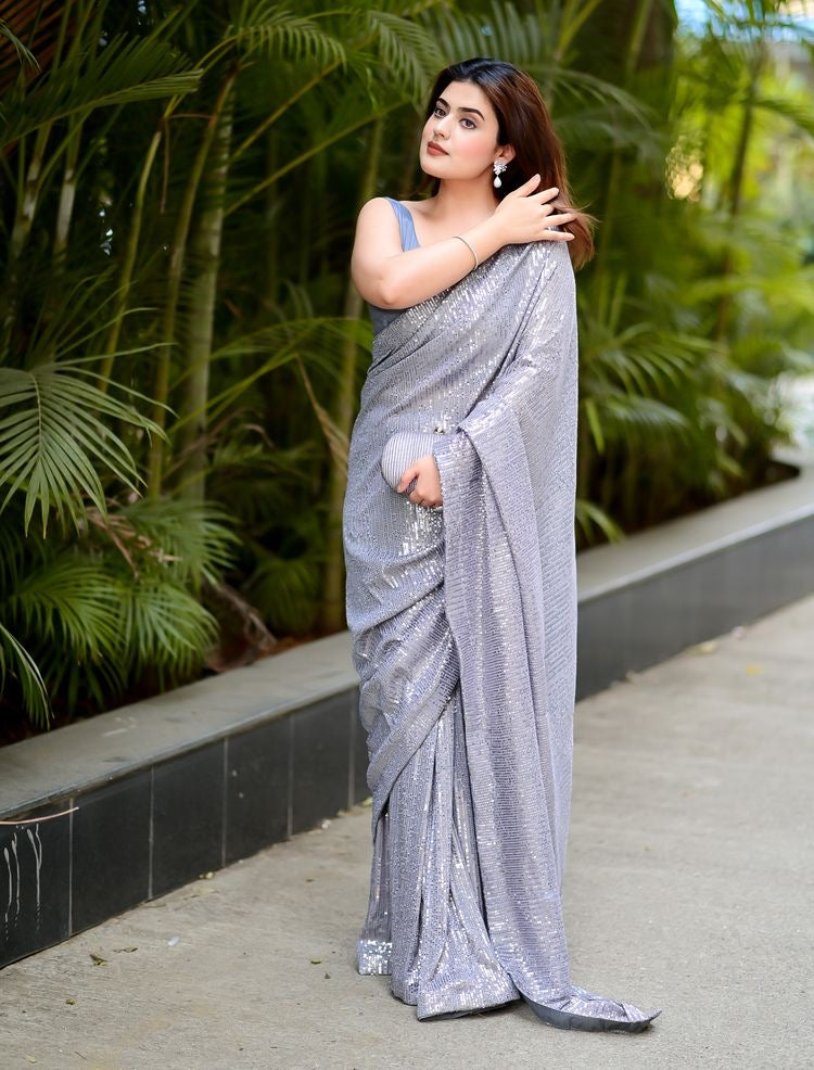 Sequins Saree