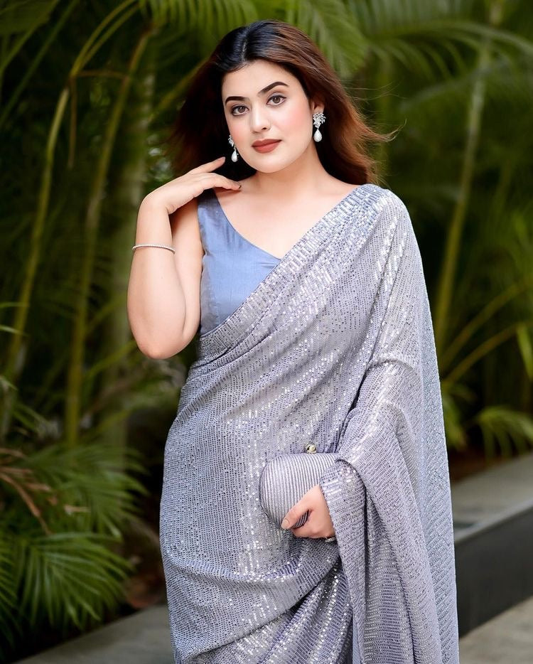 Sequins Saree