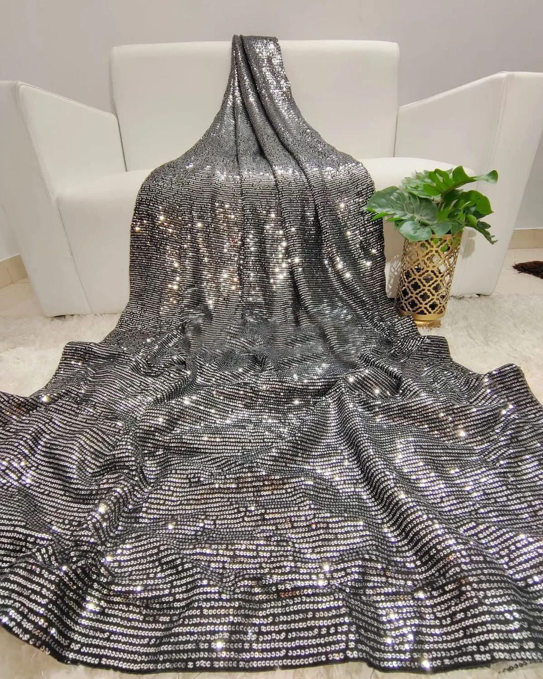 Sequins Saree