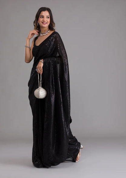 Sequins Saree