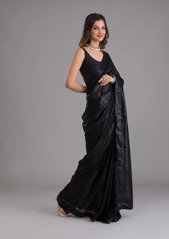 Sequins Saree