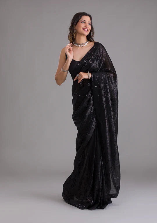 Sequins Saree