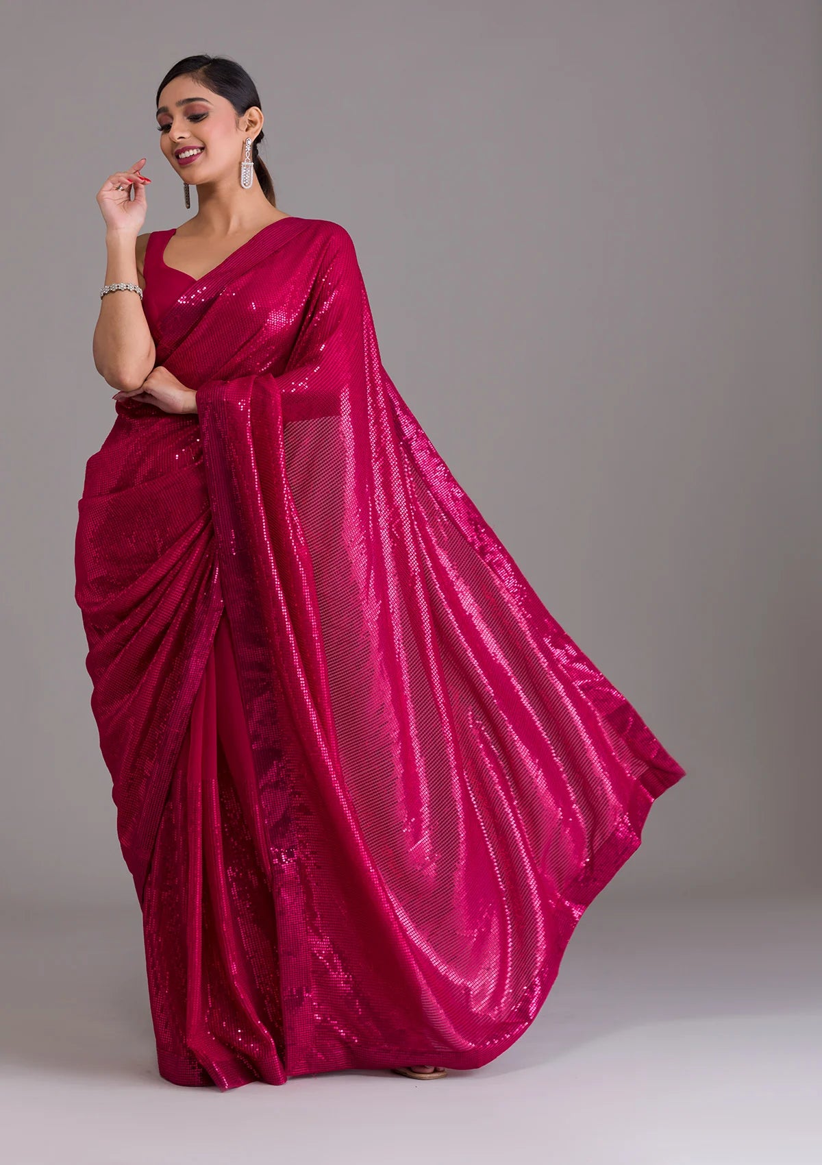 Sequins Saree