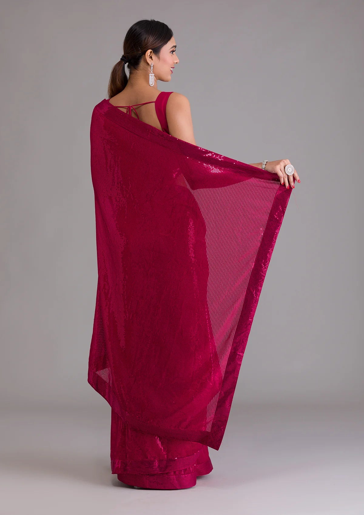 Sequins Saree