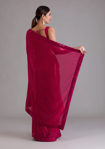 Sequins Saree