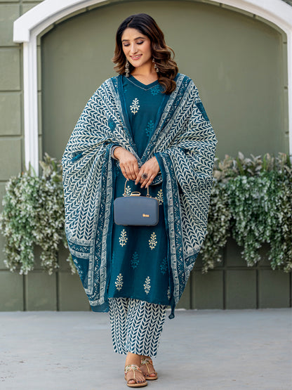 Morpich Pure Soft Cotton Blend Print Salwar Suit 