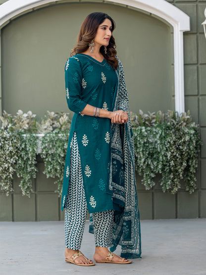 Morpich Pure Soft Cotton Blend Print Salwar Suit 
