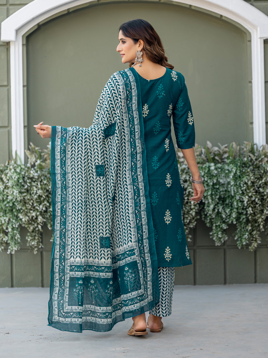 Morpich Pure Soft Cotton Blend Print Salwar Suit ##color## Salwar Suit. with premium fabric and embroidery