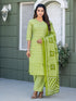 Parrot Pure Soft Cotton Blend Print Salwar Suit 