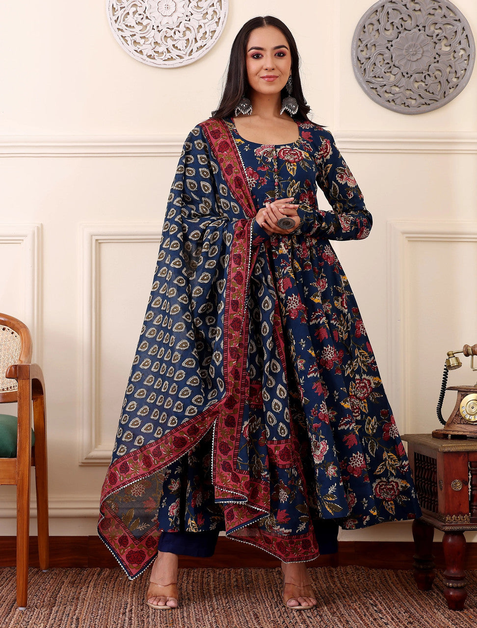 Morpich Pure Soft Reyon Cotton Blend Print Salwar Suit 
