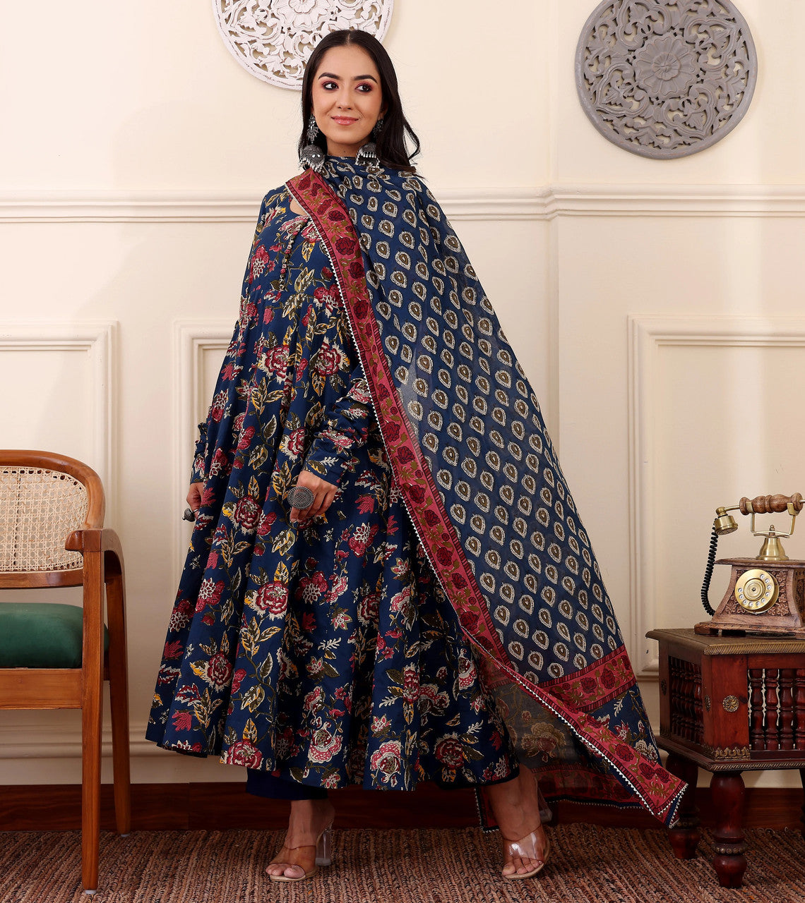 Morpich Pure Soft Reyon Cotton Blend Print Salwar Suit 