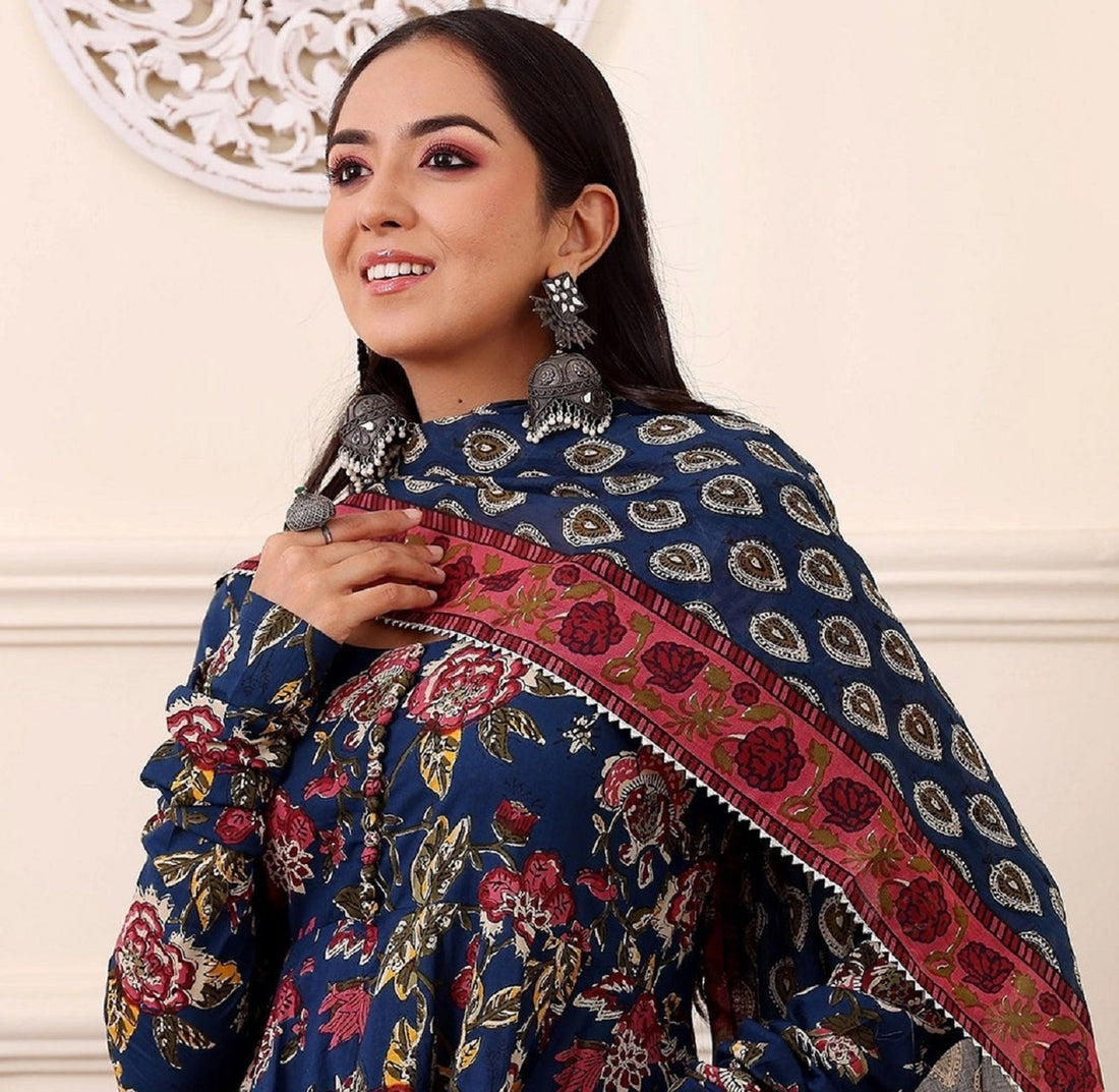 Morpich Pure Soft Reyon Cotton Blend Print Salwar Suit 