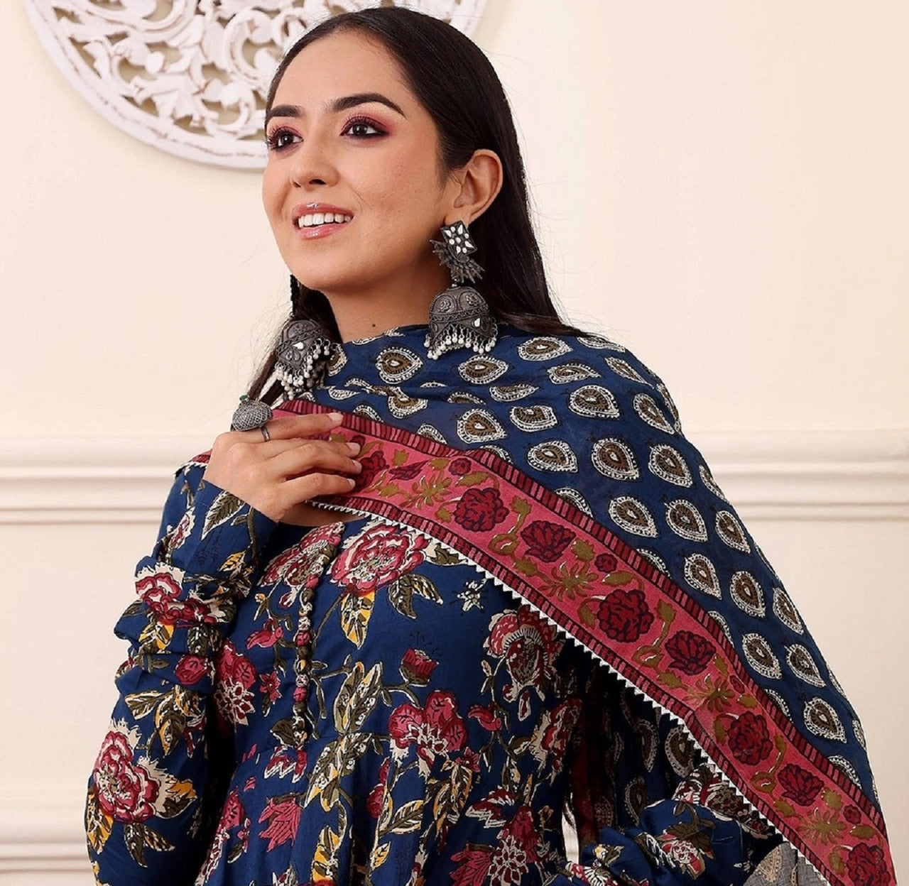 Morpich Pure Soft Reyon Cotton Blend Print Salwar Suit 