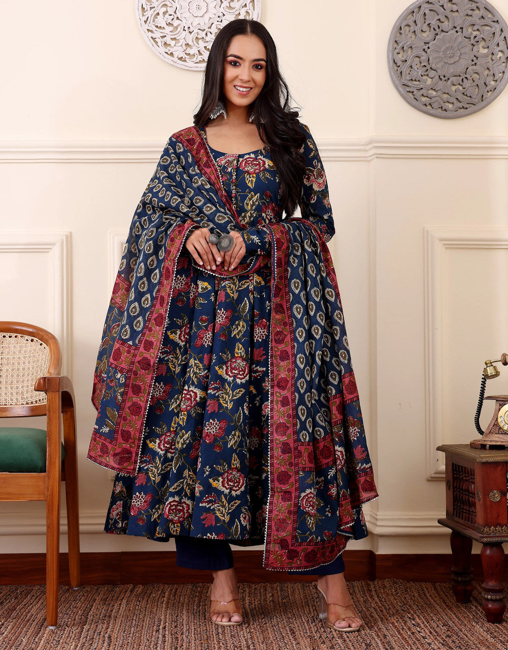 Morpich Pure Soft Reyon Cotton Blend Print Salwar Suit 