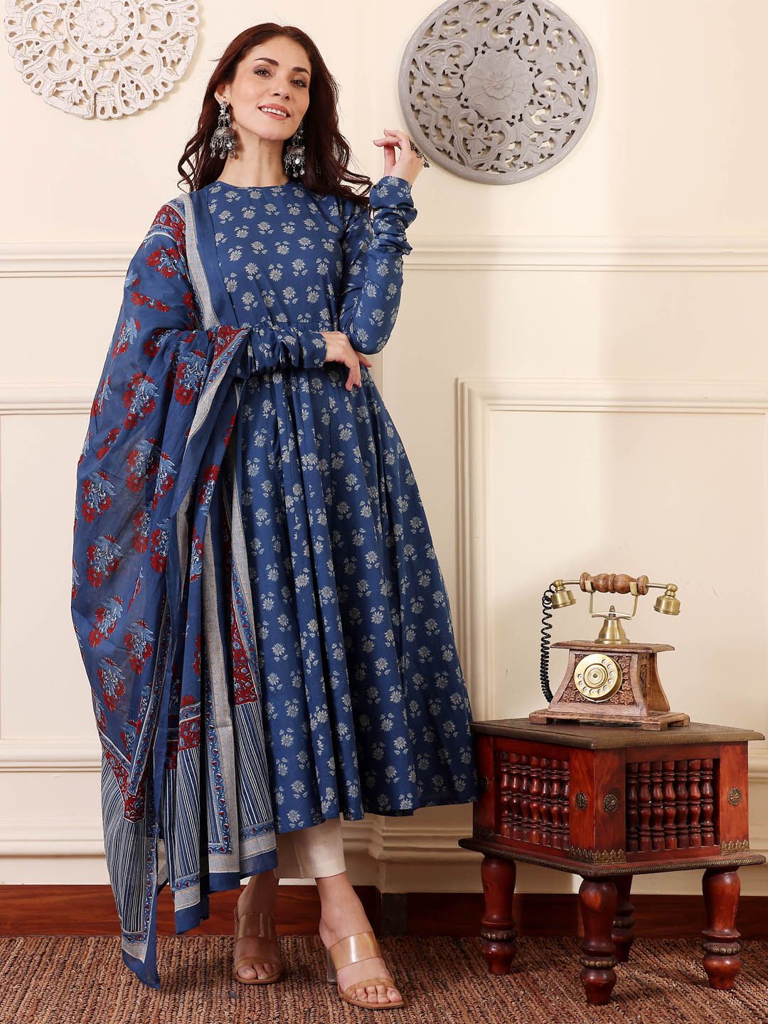 Morpich Pure Soft Reyon Cotton Blend Print Salwar Suit 