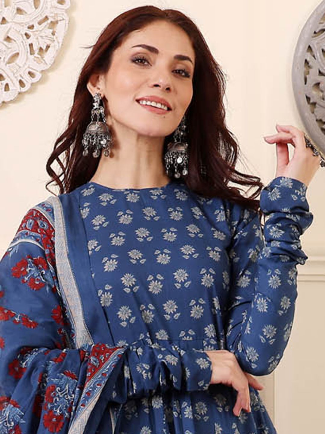 Morpich Pure Soft Reyon Cotton Blend Print Salwar Suit ##color## Salwar Suit. with premium fabric and embroidery