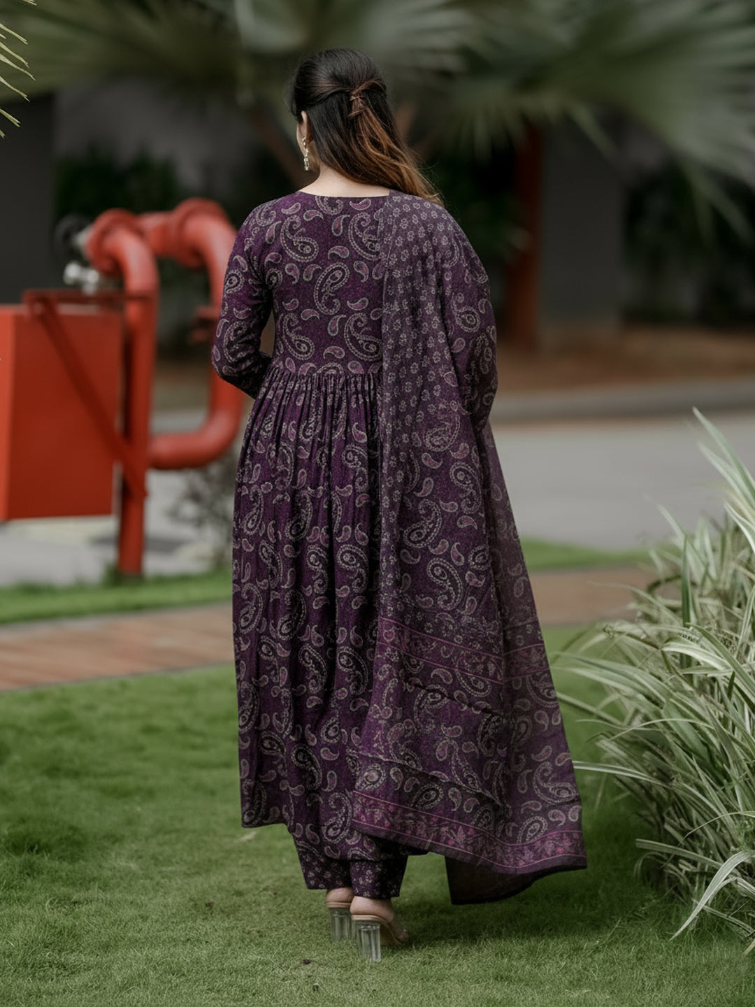 Jamun Pure Soft Reyon Cotton Blend Print Salwar Suit 