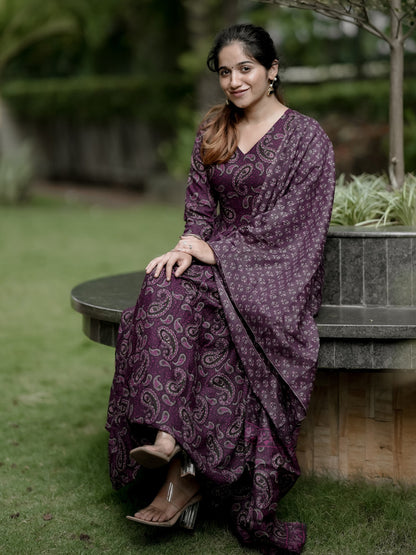 Jamun Pure Soft Reyon Cotton Blend Print Salwar Suit 