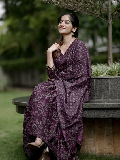 Jamun Pure Soft Reyon Cotton Blend Print Salwar Suit 