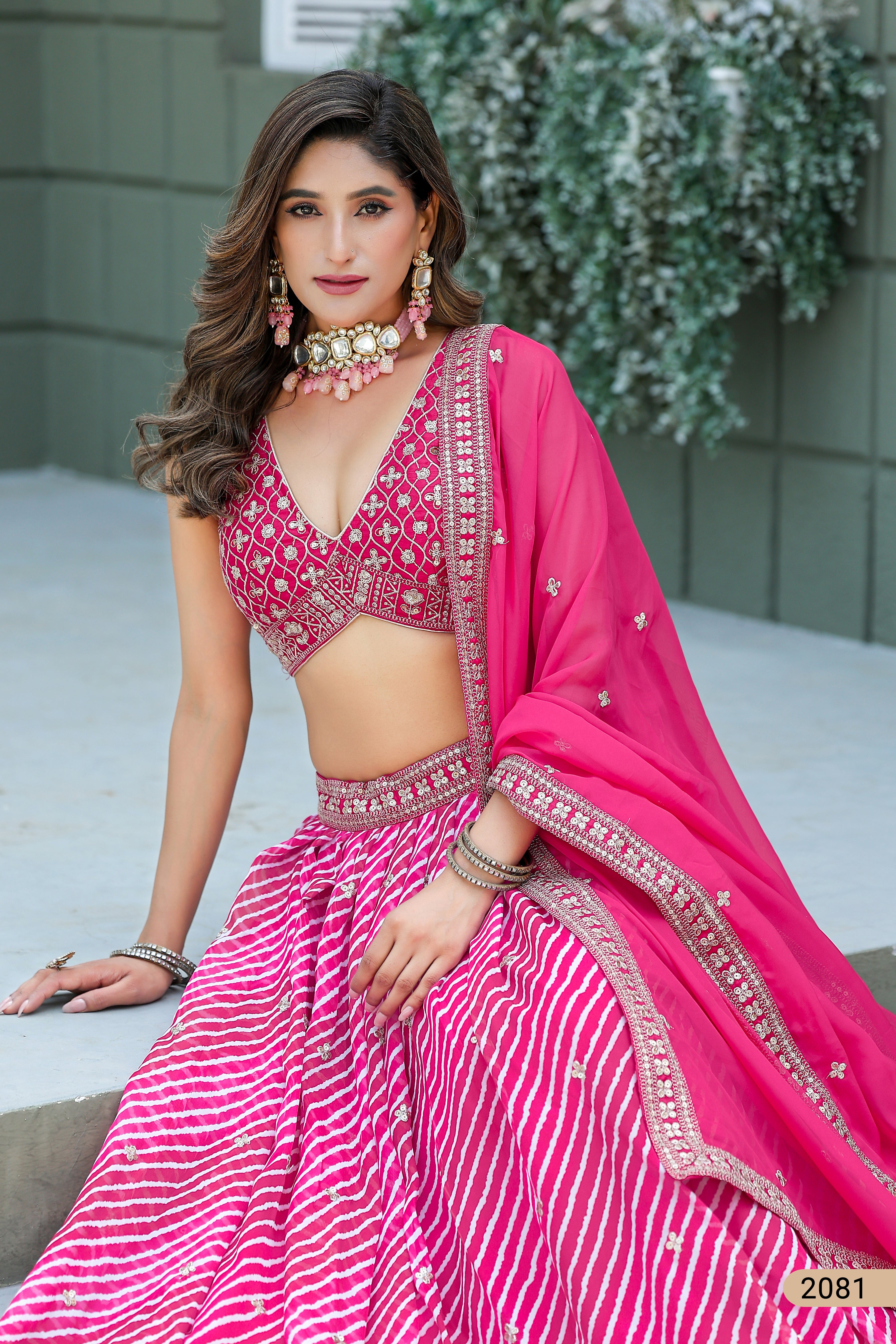 Pink Pure Soft Art Silk Heavy Embroidery Work Bridal Lehenga ##color## Bridal Lehenga with premium fabric and embroidery