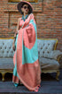 Blue Pure Soft Banarasi Handloom Banarasi Saree 