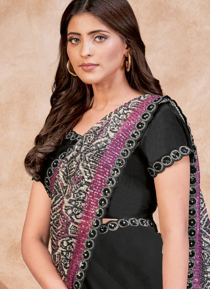 Ready to Wear Embroidery Saree