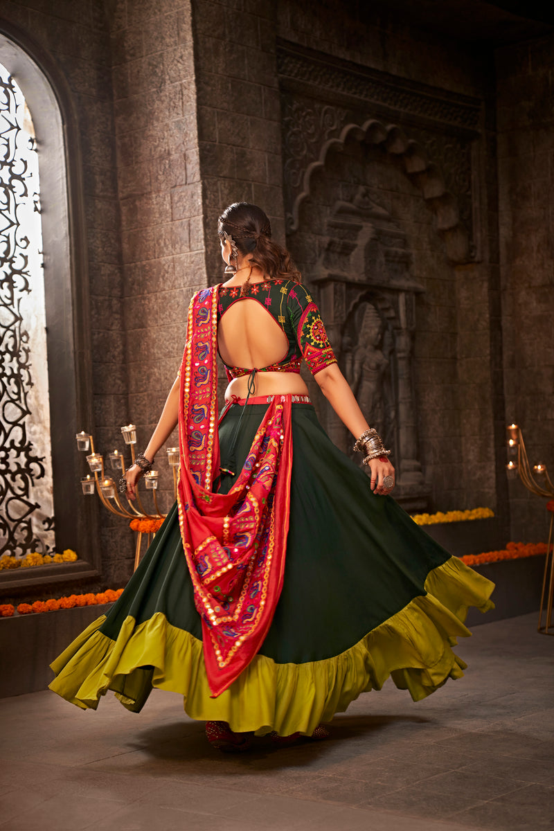 Festive cotton chaniya choli set

