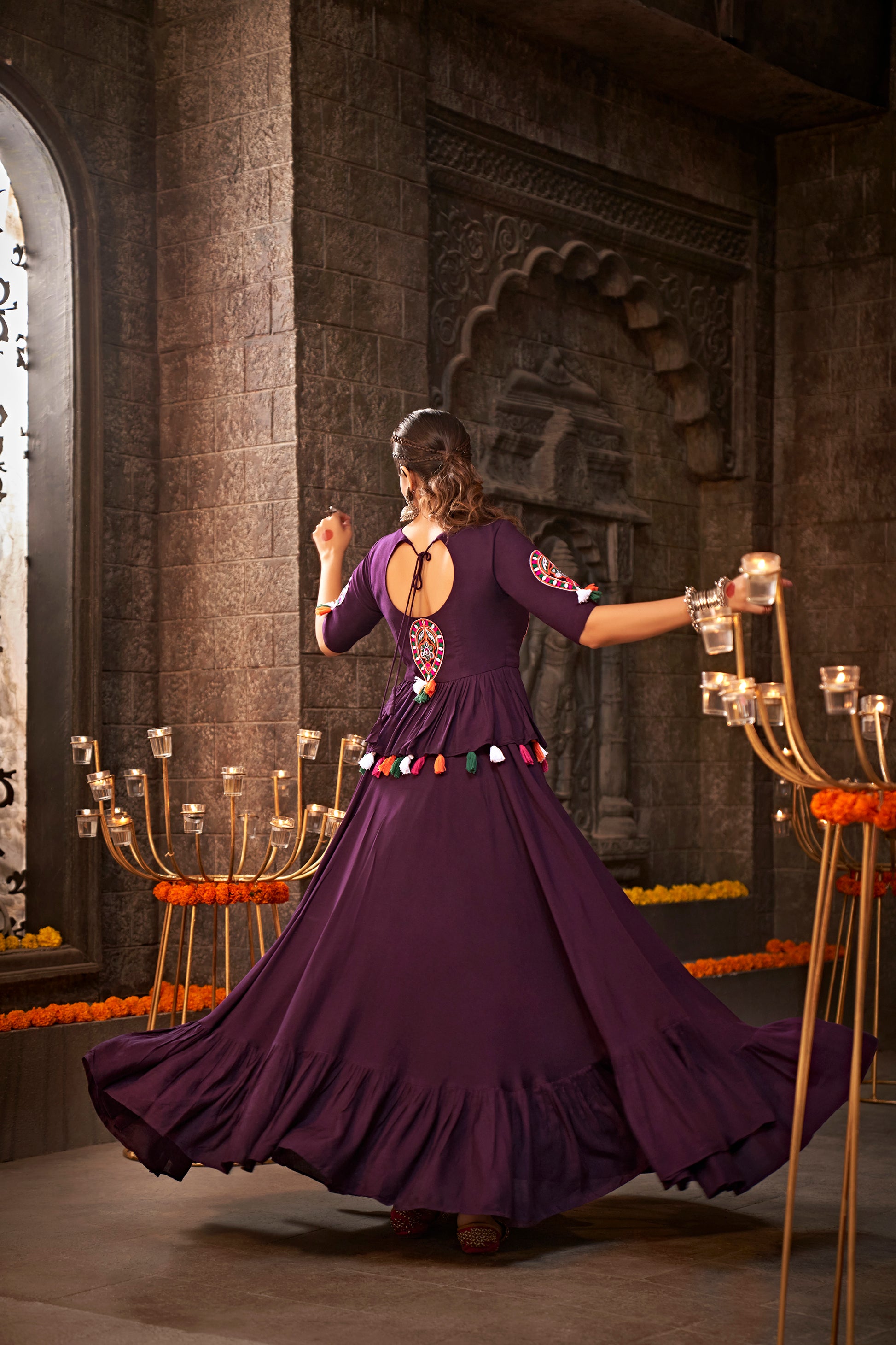Navratri special embroidered lehenga choli

