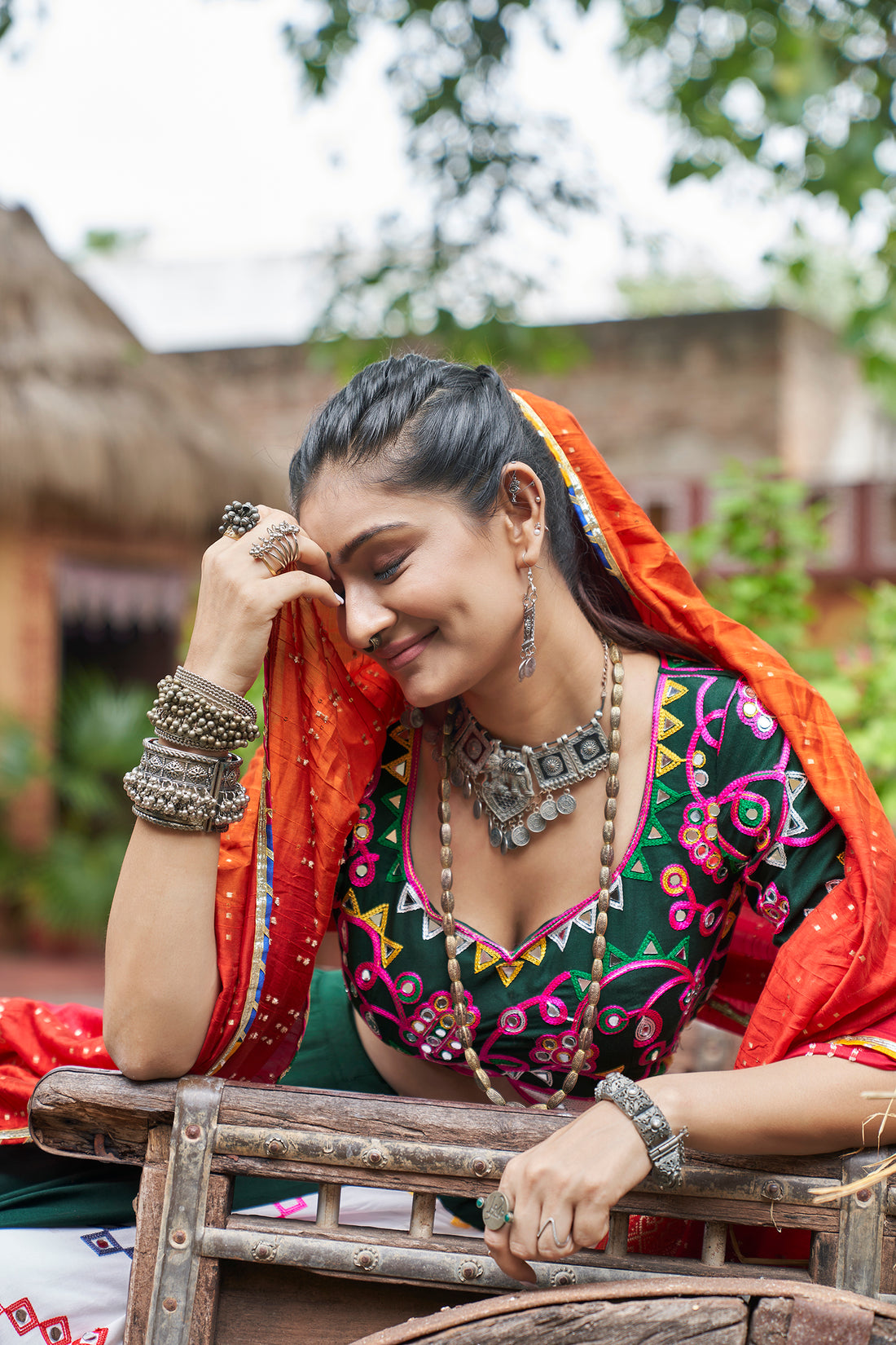 Multicolor Chaniya Choli for Garba

