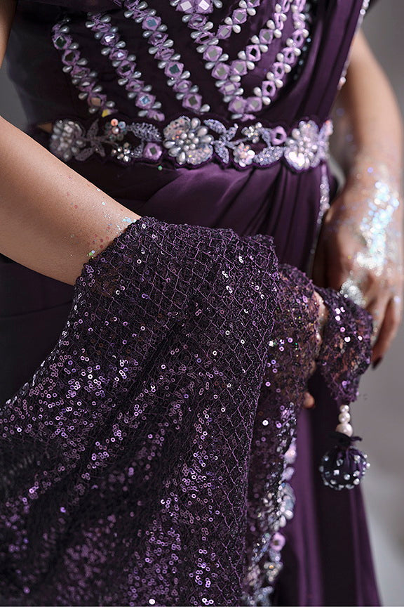 Ready to Wear Embroidery Saree