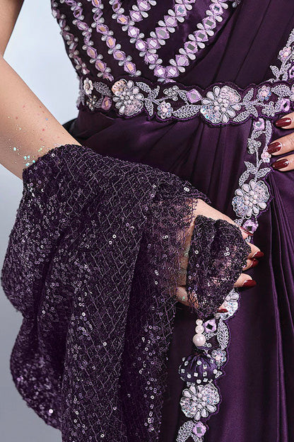 Ready to Wear Embroidery Saree