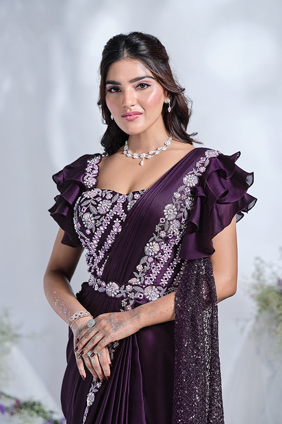 Ready to Wear Embroidery Saree