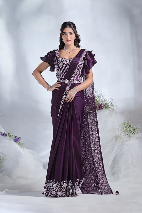 Ready to Wear Embroidery Saree
