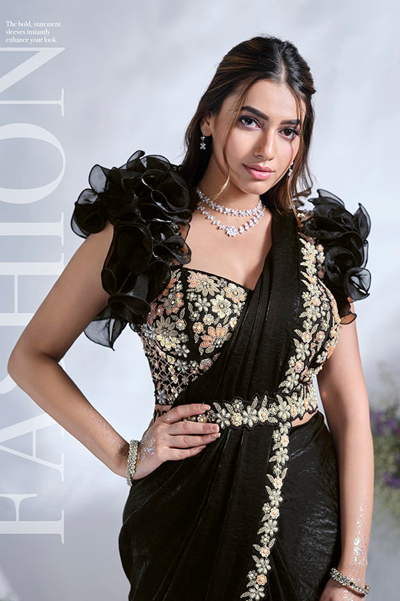 Ready to Wear Embroidery Saree