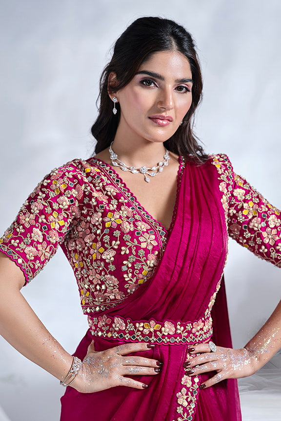 Ready to Wear Embroidery Saree