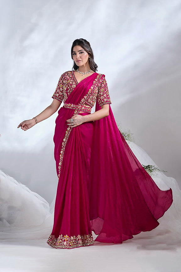 Ready to Wear Embroidery Saree