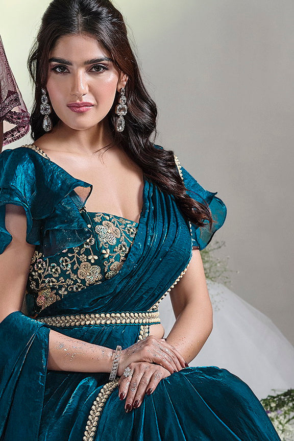 Ready to Wear Embroidery Saree