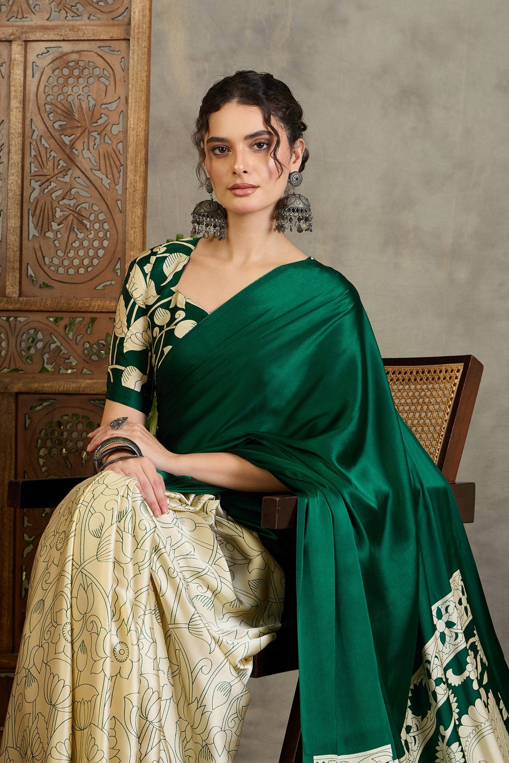 Green Pure Soft Handloom Weaving Silk Saree 