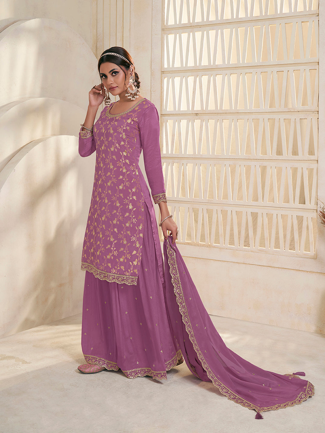 Elegant Sharara Suit for Wedding and Festive Wear