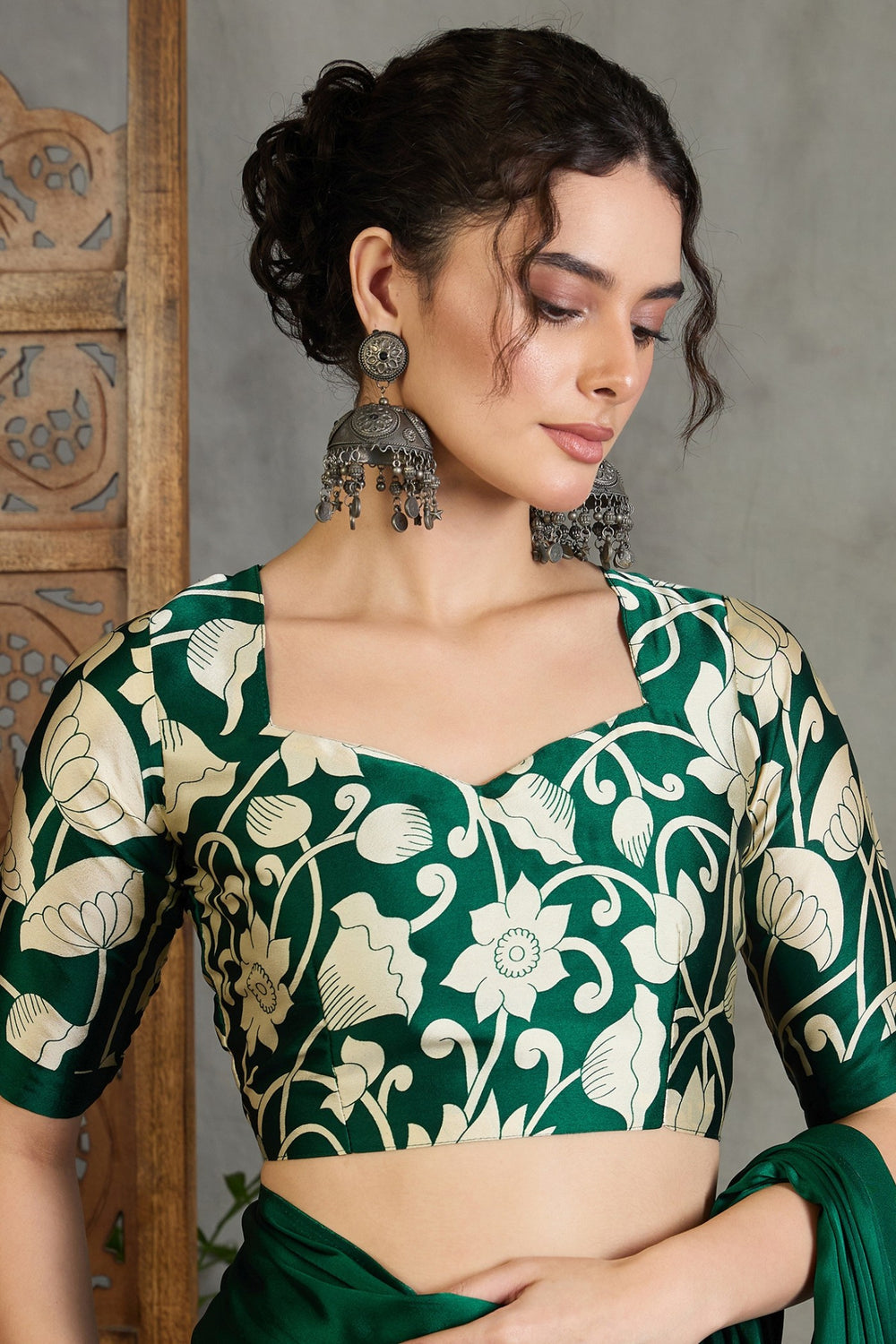 Green Pure Soft Handloom Weaving Silk Saree ##color## Banarasi Saree with premium fabric and embroidery