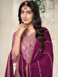 Designer Indian Sharara Suit with Sequin Embroidery 