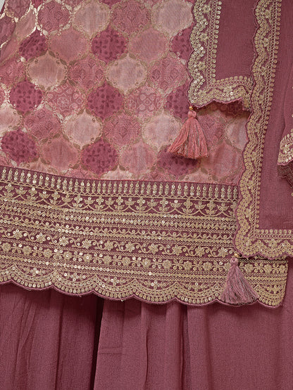 Elegant sequin embroidered Indian ethnic wear for weddings