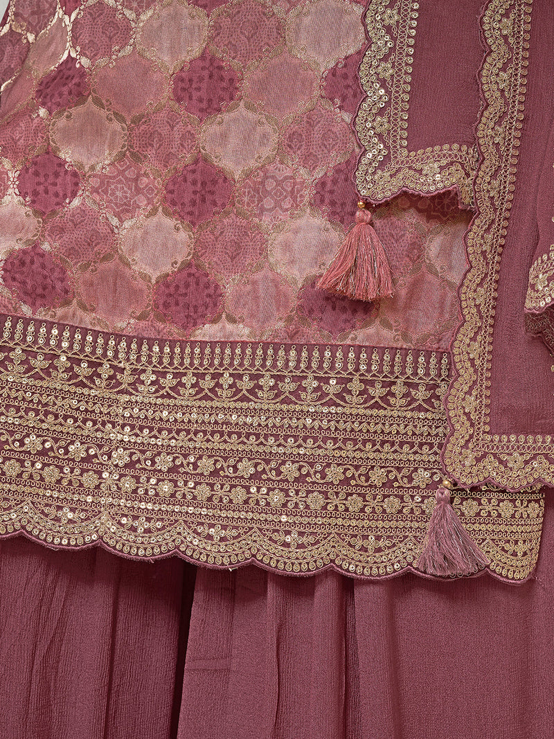 Elegant sequin embroidered Indian ethnic wear for weddings