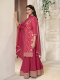 Designer Indian Suit in Pink with Sequin Work for Weddings