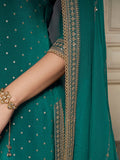 Heavy embroidered partywear sharara suit for women