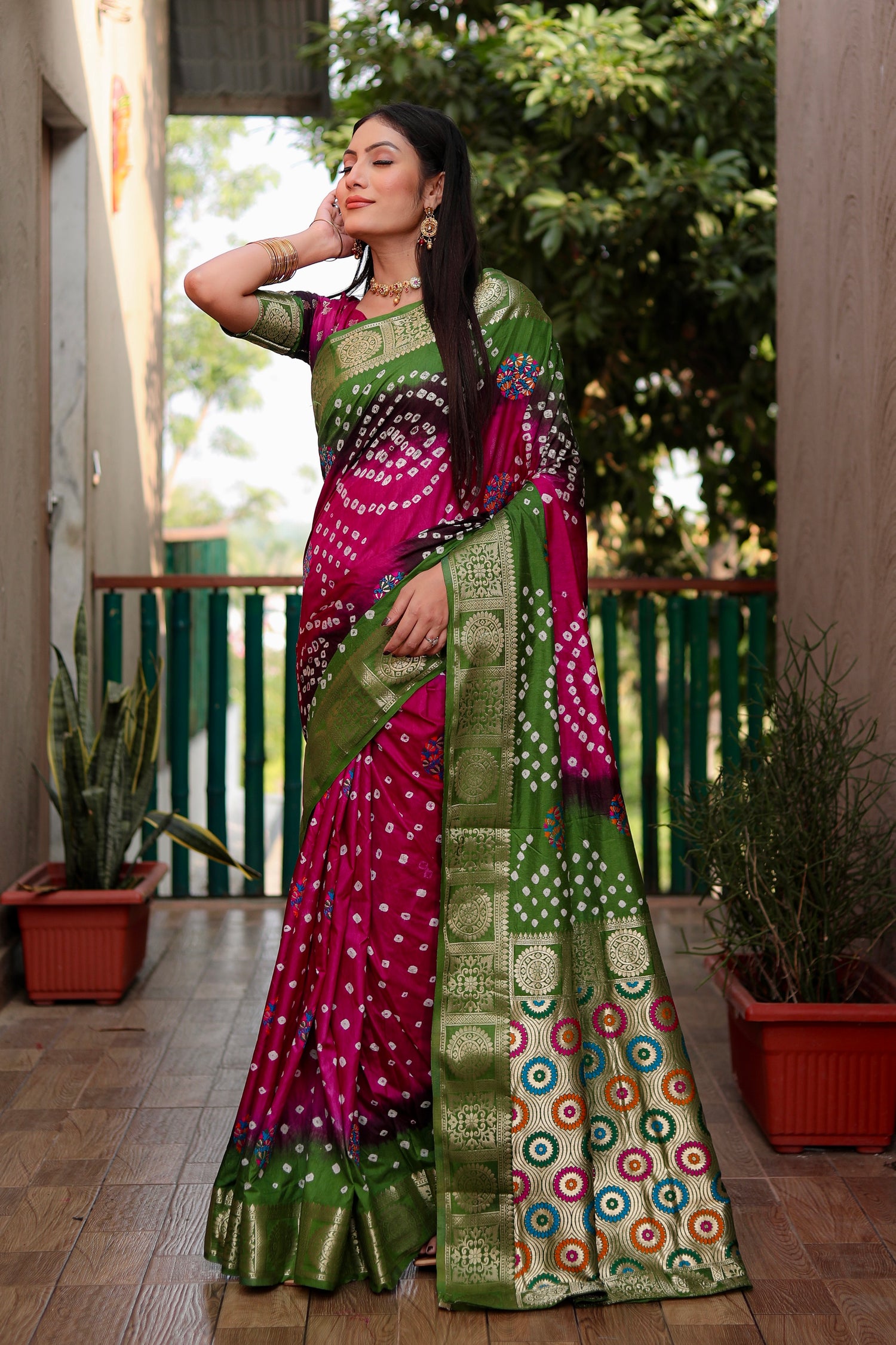 Bandhani Saree