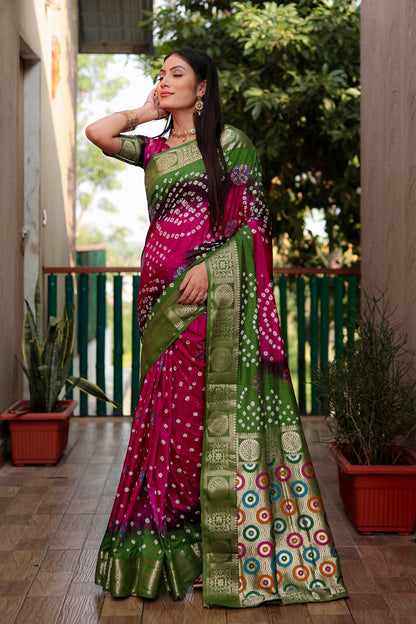 Bandhani Saree