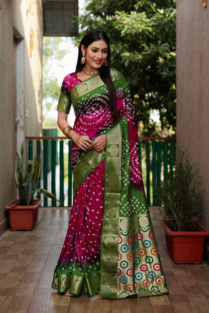 Bandhani Saree