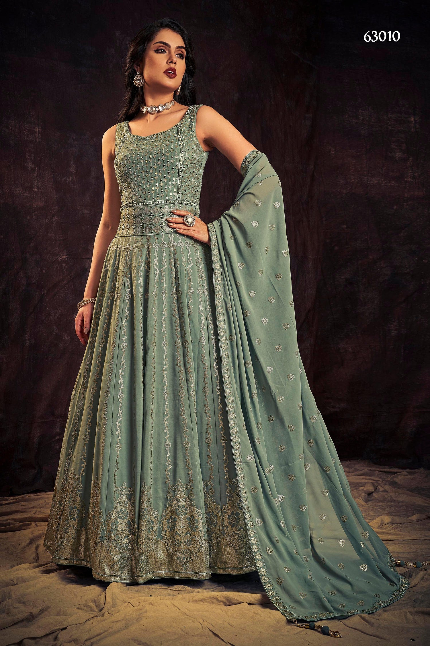 Zoya Vol 3 Designer Occasion Wear Gown D.No 63010 - Anant Exports